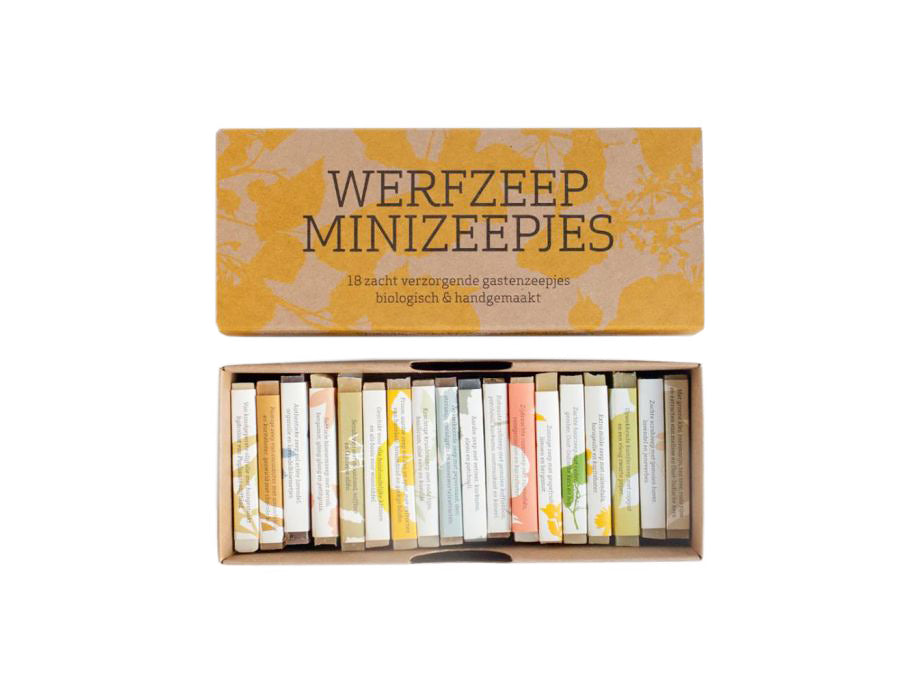 set handgemaakte natuurlijke miniatuur zeepjes