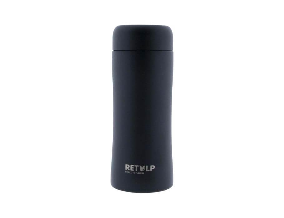 RVS thermosfles Night Black 300ml