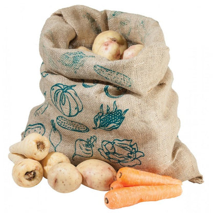Jute bewaarzak voor groenten en aardappelen