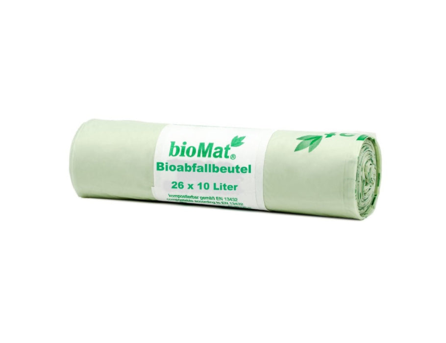 Composteerbare vuilniszakken met handvat 10l - 26 st.