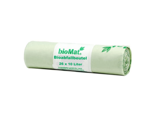 Composteerbare vuilniszakken met handvat 10l - 26 st.