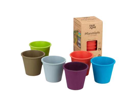 Plantenpotten | Rubber | 6 Stuks