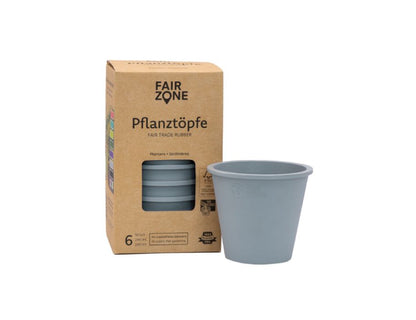 Plantenpotten | Rubber | 6 Stuks