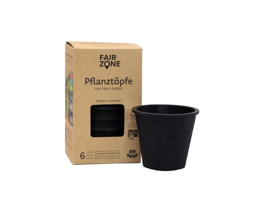 Plantenpotten | Rubber | 6 Stuks