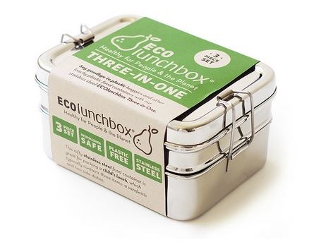 RVS Lunchbox met vakjes 3 in 1