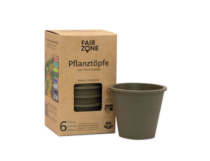 Plantenpotten | Rubber | 6 Stuks