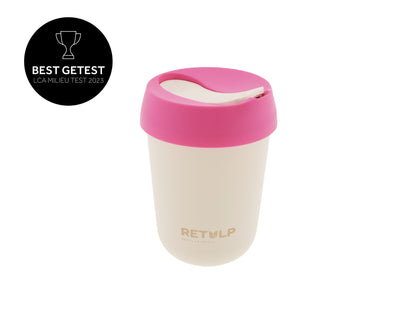 RVS thermosbeker Pretty Pink 275ml