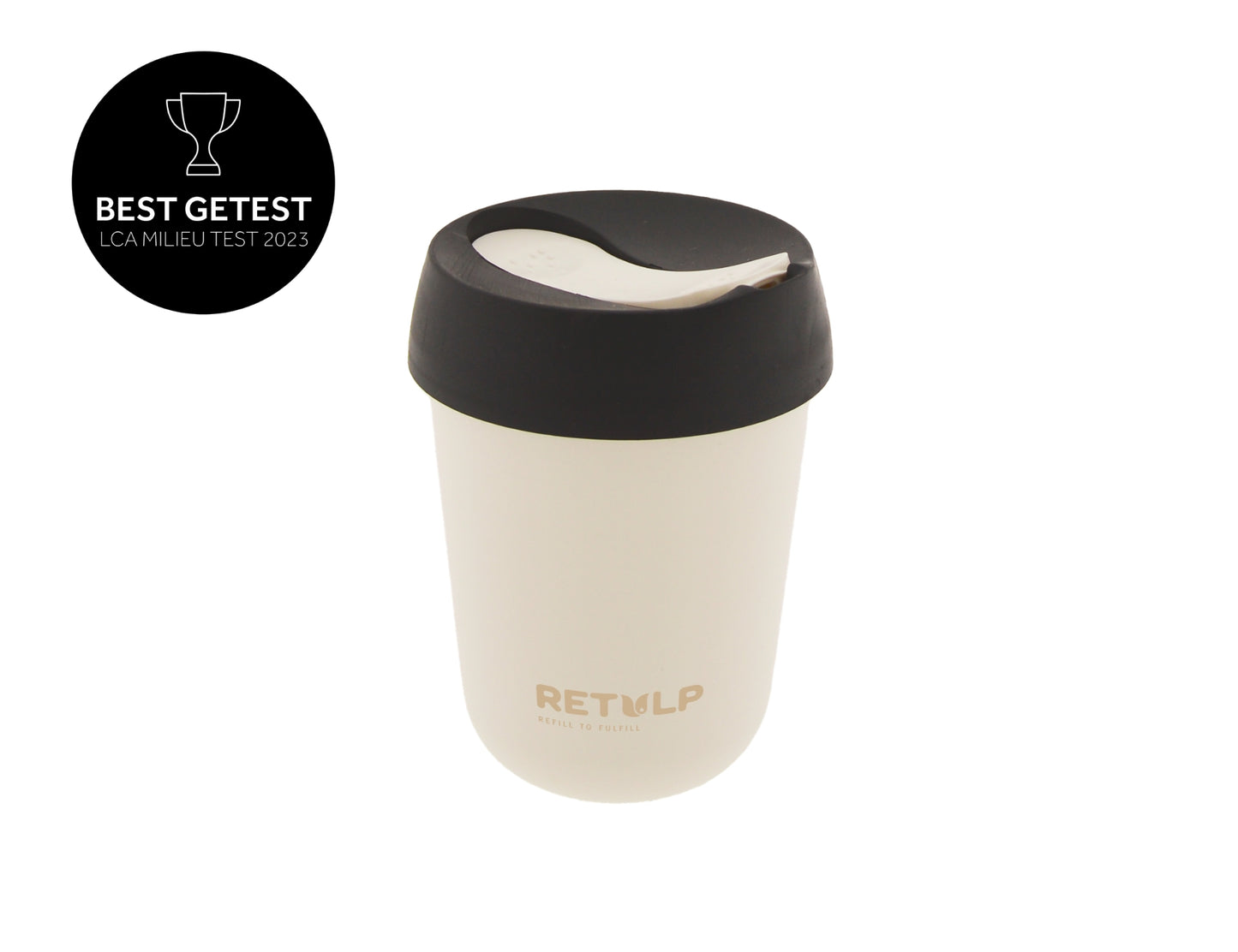 RVS thermosbeker Night Black 275ml