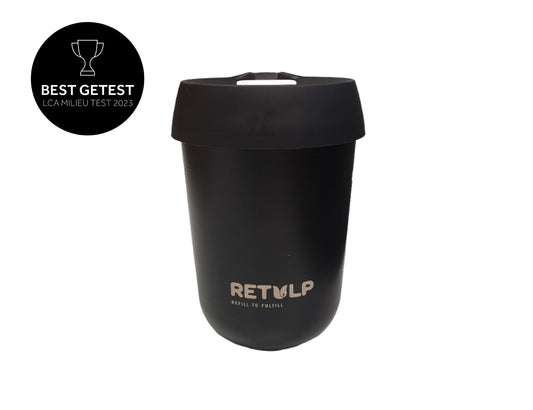 RVS thermosbeker Night Black 275ml
