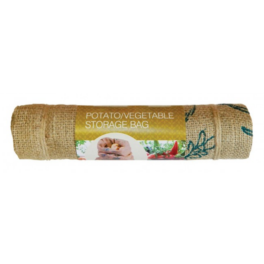 Jute bewaarzak voor groenten en aardappelen