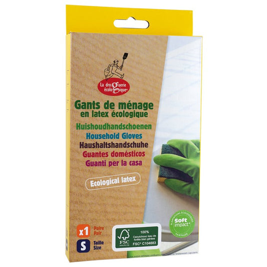 Herbruikbare natuurlatex handschoenen maat S