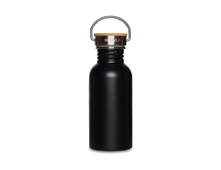 rvs drinkfles zwart 500ml