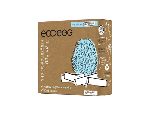EcoEgg | Droogbal navulling | 4 geur stokjes