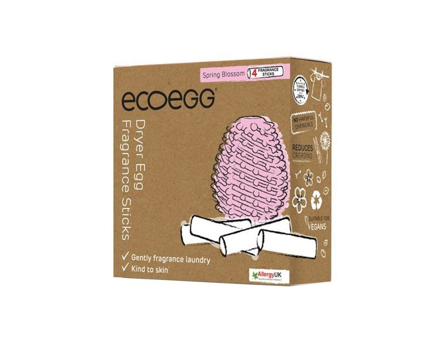 EcoEgg | Droogbal navulling | 4 geur stokjes
